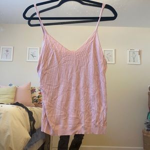 NWT Anthropologie- ribbed cinched hem tank